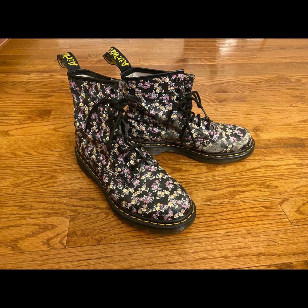 Vintage Floral Doc Martens